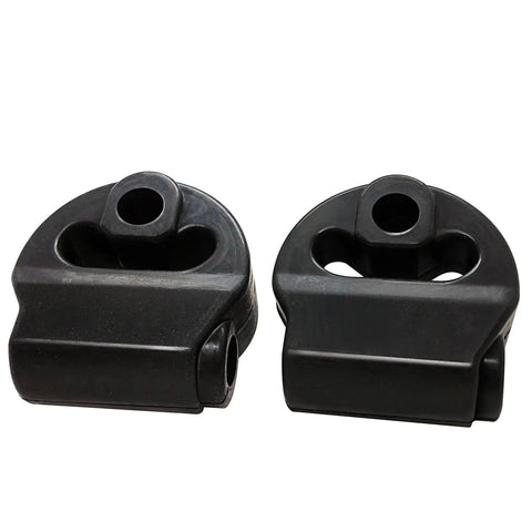 Exhaust Hanger Insulators Pack Of 2 Heavy Duty Muffler Mounts To Stop Vibration Beefed Up Polyurethane EPDM Blend 12mm Inner Diameter