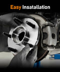 Installing Front Wheel Hub Bearing Assembly 513214 5 Lug 2 Pack With ABS For 2004-2012 Malibu, 2008-2010 Cobalt, 2008-2010 HHR