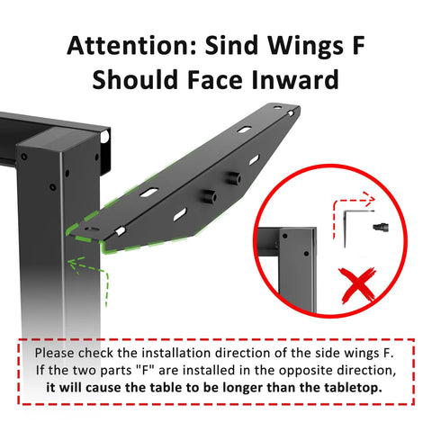 Installation guide for Electric Standing Desk With Adjustable Height Sit Stand Computer Table For Home Office 40x24 Inch White Desk.