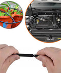 MINIMARU nylon vacuum tubing connector assortment kit, 119 pieces, 14 sizes, heat resistant to 240°C, black