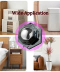 Stick On Mini Caster Wheels 8 Pack Low Profile Swivel Casters For Small Appliances And Storage Bins Easy Install With Quiet Smooth Glide in home setting.