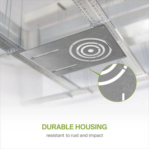 24 Pack 18 Inch New Construction Mounting Plate With Round Holes For 3 4 6 Inch LED Recessed Lights, Galvanized Steel Rough In Plate