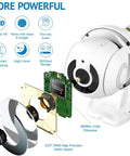 Outdoor Security Camera 1080P HD WiFi With 360 Pan Tilt Night Vision Two Way Audio IP65 Weatherproof Motion Detection Alerts