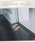 Heavy Duty Barn Door Roller Kit Includes Two Rock Solid Aluminum Sliding Pulley Wheels crafted for whisper quiet tracks and seamless gliding.