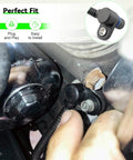 Crankshaft Position Sensor Replacement 32707-01C For Touring FLH/T, Sportster XL, And Softail FXST/FLST Bikes 2001-2018 mounted on engine