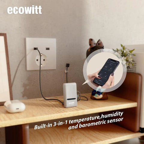 Indoor And Outdoor Weather Station With WiFi Gateway And Built In Temperature Humidity And Barometric Pressure Sensors