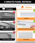 3-minute refresh guide for Hella Soft And Totally Sleek 4 Pack Panel Track Blind Replacement Fabric solutions and benefits.