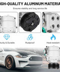 Heavy Duty Badass AC Compressor With Clutch Fits Honda Civic 2002 To 2005 1.7L Engine showing high-quality aluminum construction.