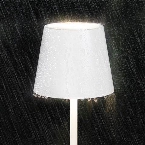 Cordless Rechargeable LED Table Lamp 3W 5000mAh Waterproof Outdoor Desk Light Warm White Stepless Dimmable Battery Powered