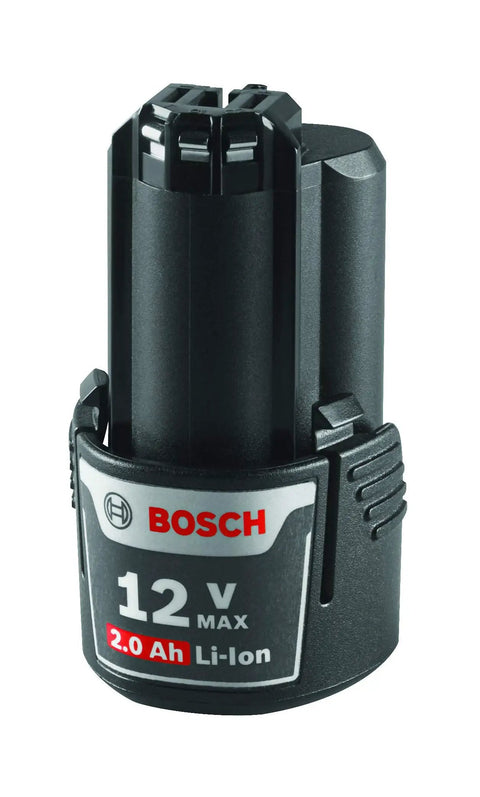 12 Volt Max Lithium Ion 2.0Ah High Capacity Battery For Power Tools With BeefedUp Runtime And Cold Weather Performance Down To Minus Four Degrees For Tough Jobs And Everyday DIY Projects.