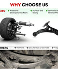 Front Lower Left And Right Control Arm Assembly For 2002 2003 Lexus ES300 2004 2006 ES330 RX330 without air suspension comparison