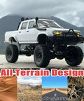 4x4 RC Rock Crawler Truck With Beefed Up Chassis And Twin Cab Hard Body for Off Road RTR One Sixteenth Scale for Adults