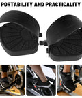 Dual Size Bike Pedals With Straps For Indoor Cycles Compatible With Peloton Schwinn Bowflex And Most Bikes 9/16 And 1/2 Inch Spindle Options