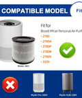 2801 Replacement Filter For Myair Personal Air Purifier 2780A 2780B 2780P 27809 Two Pack High Efficiency Activated Carbon Filters
