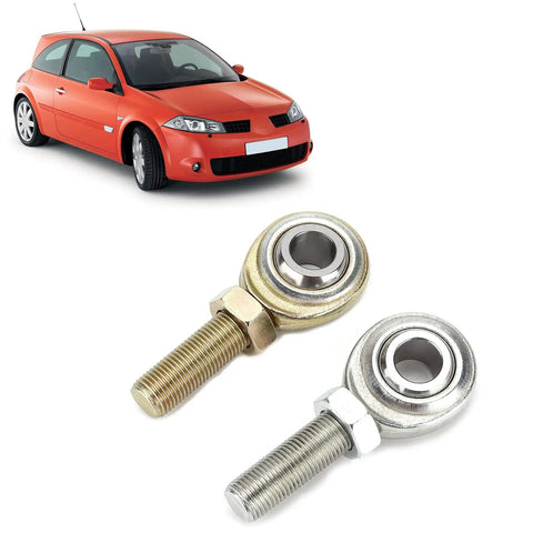 Built Tough Heavy Duty Rod End Heim Joint Set With Half Inch Bore And Half Inch 20 RH LH Male Threads, Stainless Steel, Corrosion Resistant, High Load Lateral Capacity 12200 Lb, Universal Fit For Cars, Motorcycles, ATVs, Boats, CNC Equipment on car