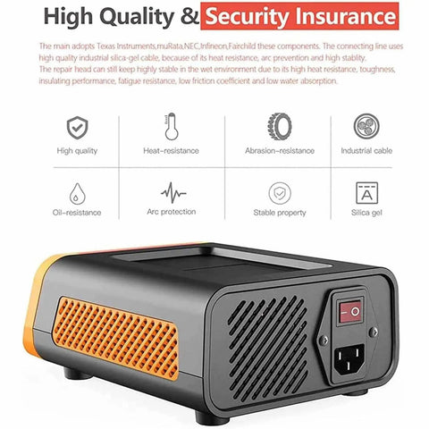 Induction Dent Repair Tool Kit For Cars Paintless Dent Removal Fix Soft Dents Quickly Without Paint DIY Friendly 110V Power Unit