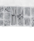 Heavy Duty Assorted Springs Set Packed With 200 Pieces Of Durable Extension And Compression Springs Featuring 20 Different Sizes Perfect For Fixing Electronics, RC Cars, Appliances, Toys, And Household Items While Providing Reliable Performance For. 200-piece music wire steel spring kit in organizer box