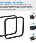 Hayward Pool Pump Gasket Replacement O177 And Lid Gasket Set For Super Pump Models SPX1600S SP1600X SP2600 SP2600X SP2600VSP SP2602VSP SP2603VSP SP26115VSP SP2670010VSP SP2670020VSP Includes 2 Pack black lid gaskets for Hayward Super Pump