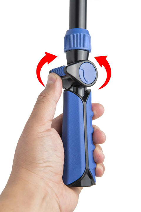 Adjustable Thumb Control Garden Watering Wand With 19 To 24 Inch Telescoping Reach Eight Spray Patterns Heavy Duty Zinc And Aluminum Construction control