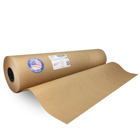 Heavy Duty Brown Kraft Paper Roll 36 In By 720 Ft 50 Lb Thick Packing Wrapping Paper For Moving Shipping And Crafts Natural Recyclable Kraft Non Coated Usa Made