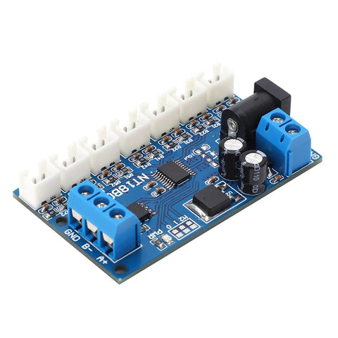 7 Channel RS485 Temperature Sensor Module With 6-24V Power Supply And Cascading Up To 247 Modules for PLC and recorder use
