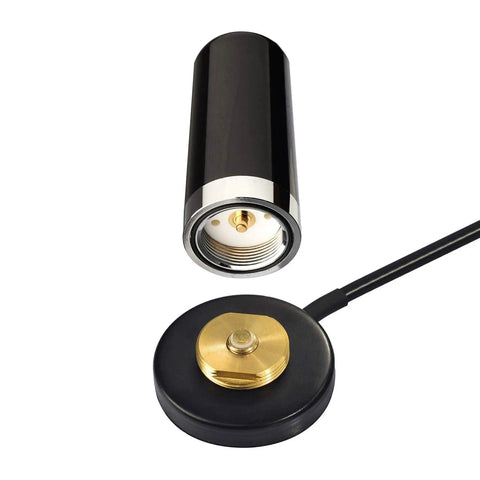 Dual Band Vehicle Ham Radio Antenna With NMO Mount Magnetic Base And Low Profile For Car Truck Or Boat 136 To 174MHz VHF And 400 To 470MHz UHF PL259 Connector Built For Amateur Rigs