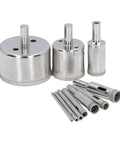 Top Tier Hole Saw Kit That Crushes Glass Tile And Ceramic With Ease Featuring Ten Pieces Ranging From 3mm To 50mm For Smooth Drilling And Home Repair Projects Without The Hassle, diamond hole saw bits set