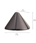Six Groove Deck Light 12V Low Voltage Outdoor Fixture One Light Textured Architectural Bronze Wet Location Rated Compact 2.5 Inches High By 4 Inches Wide Includes Bulb Weatherproof Housing No Fuss For Decks And Patios.