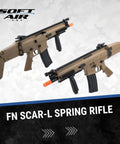 Scar L Licensed Full Size Spring Powered Airsoft Rifle With Manual Cocking for realistic play and training