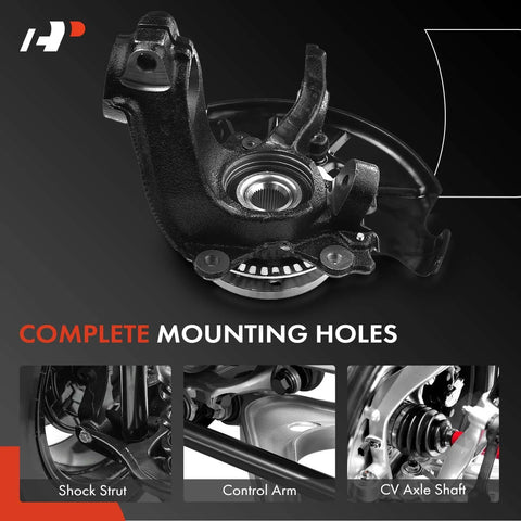 Front Right Steering Knuckle And Wheel Bearing Hub Assembly For Volkswagen Jetta Golf Beetle 1999 To 2010 With 288 Mm Rotor Only Premium Aftermarket Replacement Direct Fit And Easy Install