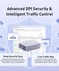 Hella Fast Wired Vpn Security Gateway With Killer Wireguard And Openvpn Throughput featuring advanced security dashboard and controls.