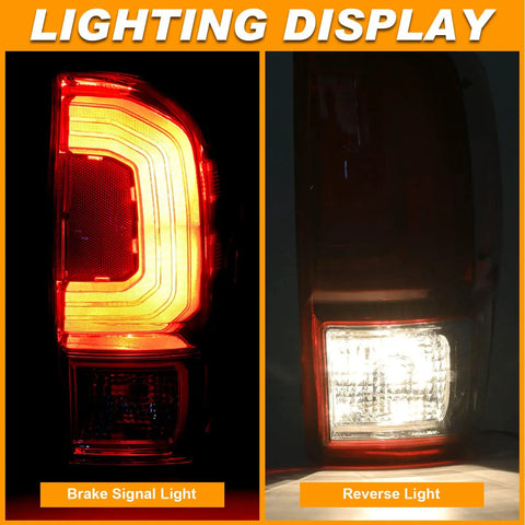 Toyota Tacoma Tail Light Rear Lamp Right Passenger Side Direct Fit Replacement Assembly With Bulb 81550-04170 Brake Signal and Reverse Light