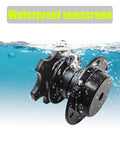 Zero Fuss Drop In Quick Swap Steering Wheel Adapter Hub featuring solid machined alloy body, 70mm size, submerged in water.