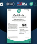 OEKO-TEX certification for 16x25x1 MERV 12 Odor Defense Air Filter With Activated Carbon For AC Furnace And HVAC Systems Pleated Replacement