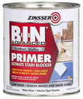 Can of Advanced Synthetic Shellac Primer Sealer For Odor Blocking And Stain Blocking And Knot Sealing With Ultra White Finish