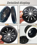 4 Pack Garbage Disposal Splash Guard Rubber Inserts 3.1 Inch Kitchen Sink Drain Guard Baffle Replacement Covers displayed