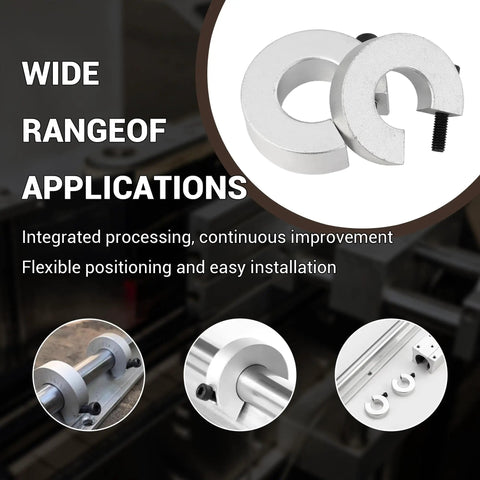 Four Pack SBR16 16mm Linear Rail Stop Collars Aluminum Alloy Shaft Limit Fixers for CNC Machines