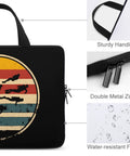Watertight Scuba Inspired Laptop Tote Bag With Heavy Duty Padding For 12 Inch Laptops Built To Last Travel Ready Case details
