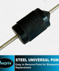 Pro Grade Universal Transfer Punch And Aligner Tool Set For Machining And Fabrication Work With Self Centering Hole Locator