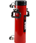 60 Ton Single Acting 6 Inch Stroke Hollow Hole Hydraulic Cylinder With High Flow Coupler Dust Cap Dual Wipers for heavy duty
