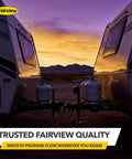 RV propane setup with Uninterrupted RV Propane Regulator With Automatic Dual Tank Changeover at sunset, Fairview GR 9984