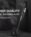 High Pressure Bike Shock Pump With 300 PSI Gauge For Rear Shocks And Suspension Forks Schrader And Presta Valve Compatible Quick Fill