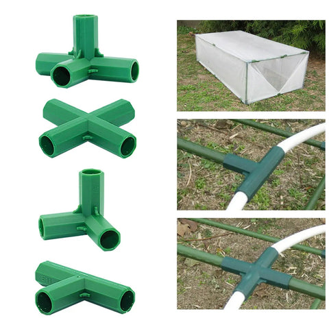 Must Have Sixteen Millimeter Fittings Kit With Four Connector Types For Stable Heavy Duty Greenhouse Frames Grape Trellis Sunscreen Shed Builds And Easy Diy Garden Projects