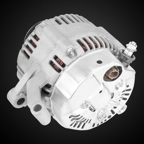 Beefed Up Alternator Replacement Compatible With Dakota 3.7L 2004 Through 2006, Dakota 4.7L 2001 Through 2006, rear view