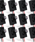 12 Pack Dusk To Dawn Outdoor Lighting Sensor Switch 100 277V Photoelectric Photocell Light Sensor shown in multiple units