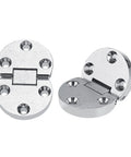 4 Pack Zinc Alloy Flip Hinges for Folding Tables and Desks, Heavy Duty Table Hardware for Workbenches, Flap Tables, Easy Install