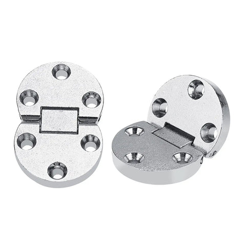 4 Pack Zinc Alloy Flip Hinges for Folding Tables and Desks, Heavy Duty Table Hardware for Workbenches, Flap Tables, Easy Install