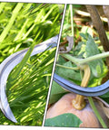 Two Piece Manganese Weeding Sickle With Comfy Grip For Gardening And Agriculture Use Sharp Blades cutting grass and vine
