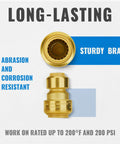 Reducing Coupling 3/4 Inch To 1/2 Inch Lead-Free Brass Push-To-Connect Plumbing Fitting For PEX Copper CPVC, abrasion resistant