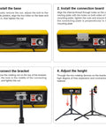 Assembly instructions for Pro Grade Infrared Paint Curing Lamp 2000W Shortwave Heat Lamp For Auto Body Coatings.